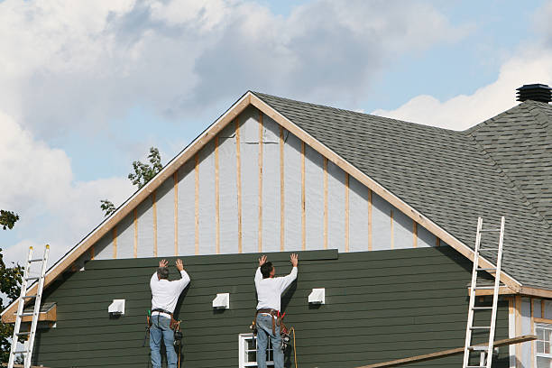 Professional Siding Repair technician working in Clymer, PA